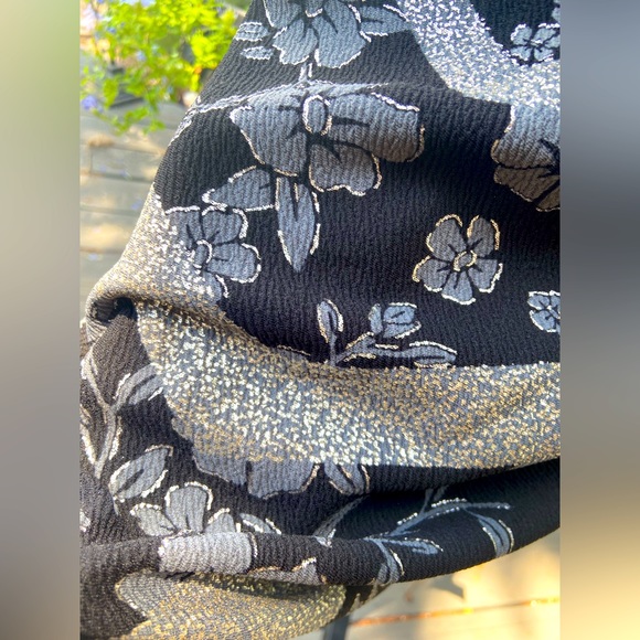 Elegant Lularoe Debbie Dress Size XL BNWT Black Silver - Picture 5 of 10